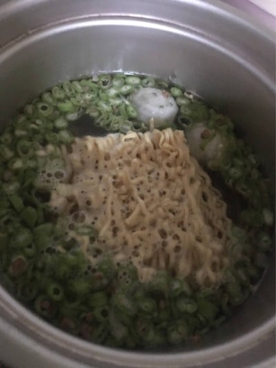 วิธีทำ บะหมี่ถั่วฝักยาว