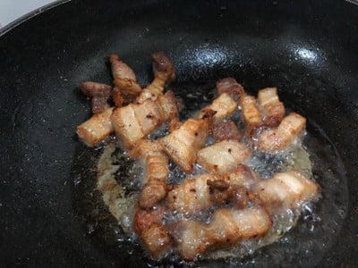 วิธีทำ ผัดแขนงหมูสามชั้น