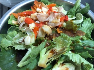 วิธีทำ ผัดแขนงหมูสามชั้น