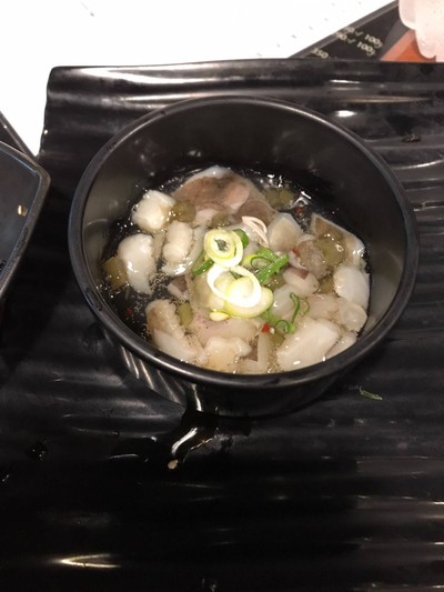 หนวดปลาหมึกยักษ์หมักวาซาบิ