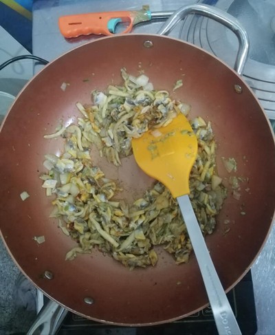 วิธีทำ ผัดมะกะโรนีหอยลาย