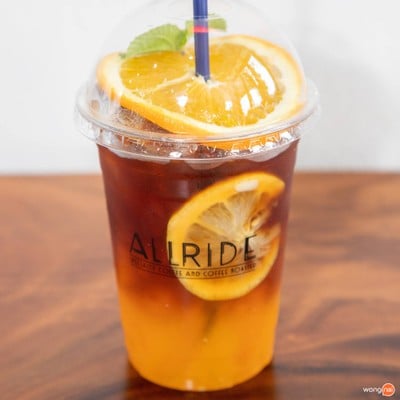 เมนูของร้าน ALLRIDE - coffee roaster ALLRIDE - ปตท.เพชรทรงธรรมปิโตรเลียม