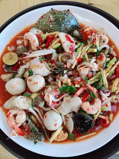 เมนูของร้าน ล้านยำแซ่บ เขารัง เขารัง