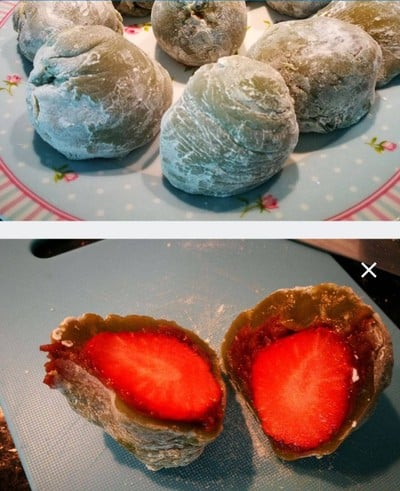 วิธีทำ Daifuku strawberry