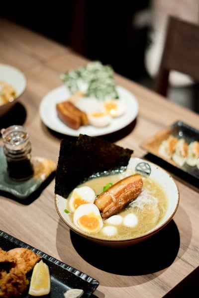 เมนูของร้าน HIDEYA RAMEN