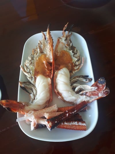 กุ้งใหญ่เผา