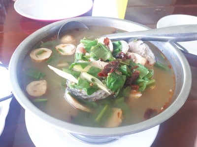 ต้มยำปลาช่อน