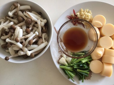 วิธีทำ เห็ดผัดเต้าหู้ไข่