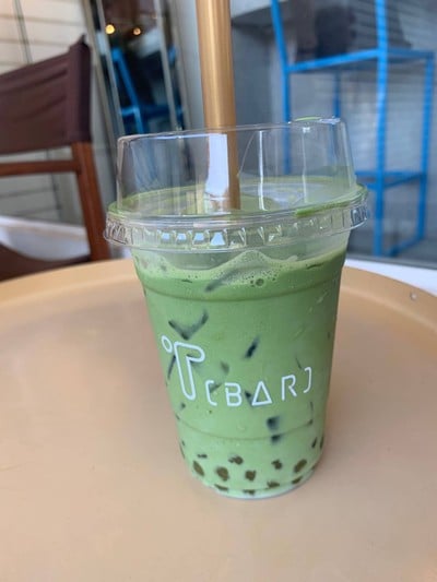 Matcha Latte With Bubble