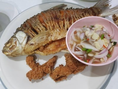 ปลาตะเพียนทอด