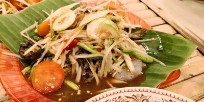 ตำกุ้งสด