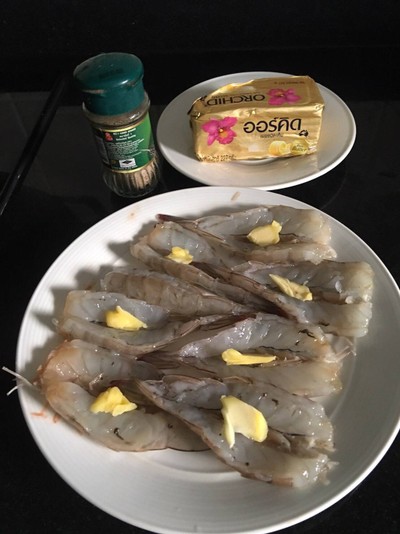 วิธีทำ กุ้งอบเนย