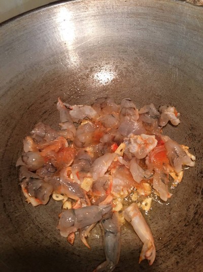 วิธีทำ บวบผัดกุ้ง