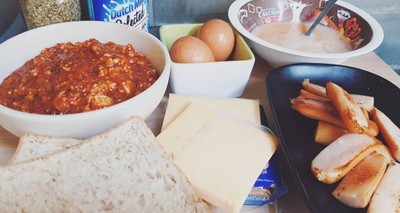 วิธีทำ 🌈Pizza french toast🌈 วิธีทำ 🌈Pizza french toast🌈