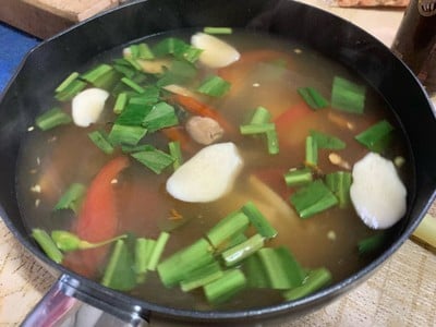 วิธีทำ ต้มยำน้ำใสปลาทับทิม