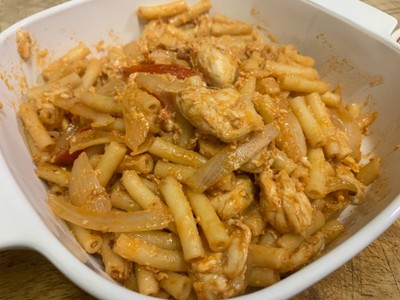 วิธีทำ มักกะโรนีผัดไก่