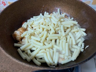 วิธีทำ มักกะโรนีผัดไก่