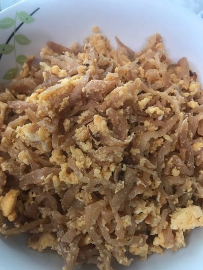 ไชโป๊หวานผัดไข่ ไชโป๊หวานผัดไข่