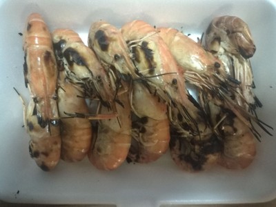 กุ้งย่างครึ่งกิโล