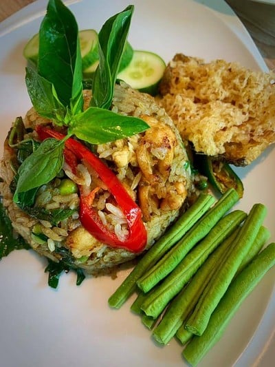 เมนูของร้าน ครัวริมน้ำบ้านไร่ บ้านไร่ จอมทองรีสอร์ท