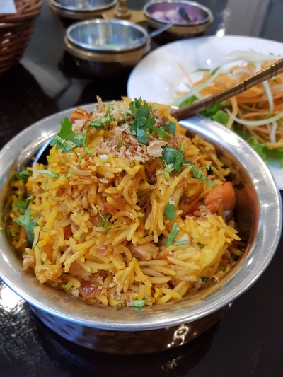 ข้าวหมกกุ้ง