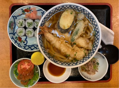 Tempura-Soba Lunch Set