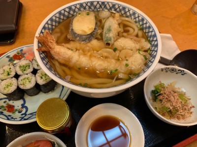 Tempura-Soba Lunch Set