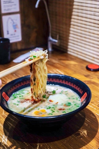 เมนูของร้าน A RAMEN ราเมงข้อสอบ พระราม9