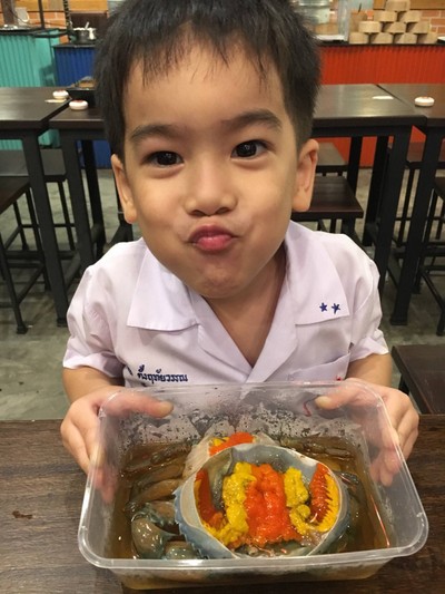 ปูไข่ดอง ไซส์ L (สูตรไม่คาว)