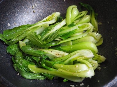 วิธีทำ Stir Fried Bok Choy 