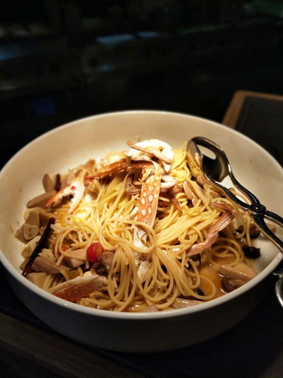 สปาเก็ตตี้ผัดปูม้า