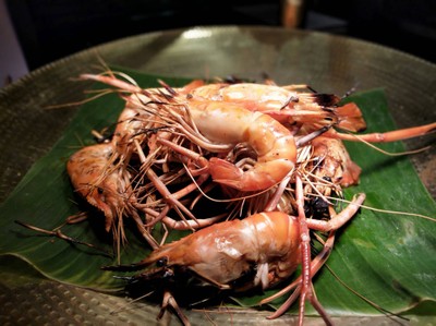 กุ้งแม่น้ำเผา