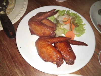 ปีกไก่รมควัน