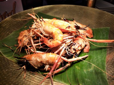 กุ้งแม่น้ำเผา