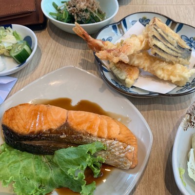 ชุดแซลมอน เทมปุระ