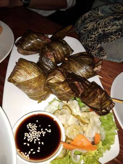 ไก่ห่อใบเตย DEEP FRIED CHICKEN IN PANDAN LEAF