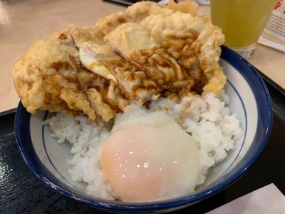 ข้าวหมูทอดชีสไข่ออนเซ็น