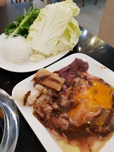 เมนูของร้าน Meemee Shabu กัลปพฤกษ์