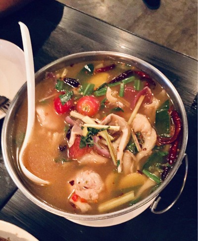ต้มยำไก่ใบมะขาม