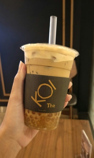 เมนูของร้าน KOI Thé Century The Movie Plaza Sukhumvit