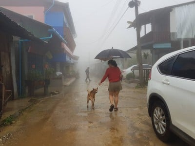 บ้าน 'อีต่อง' ทองผาภูมิ กาญจนบุรีนี่เอง ~