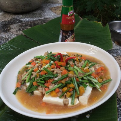 วิธีทำ เต้าหู้ขาวอ่อนทรงเครื่อง วิธีทำ เต้าหู้ขาวอ่อนทรงเครื่อง