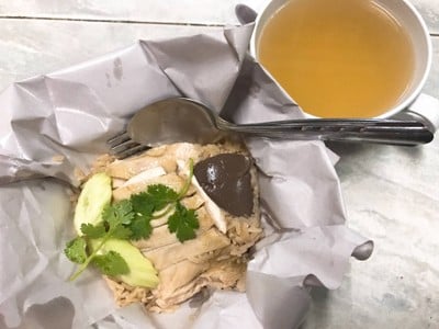 ข้าวมันไก่ต้ม