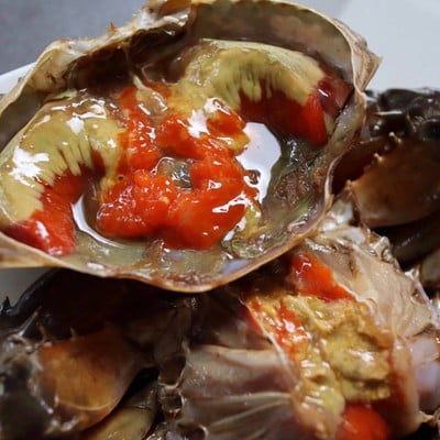 เมนูของร้าน โอ้ปป้าปูดอง ปูไข่ดองซีอิ๊วเกาหลี 간장게장 ลาดพร้าว