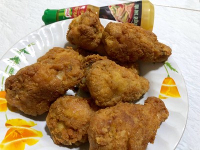 วิธีทำ ปีกบนไก่ทอดผงกะหรี่