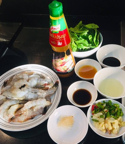 วิธีทำ กะเพรากุ้ง