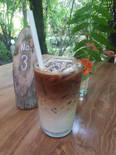 ลาเต้เย็น
