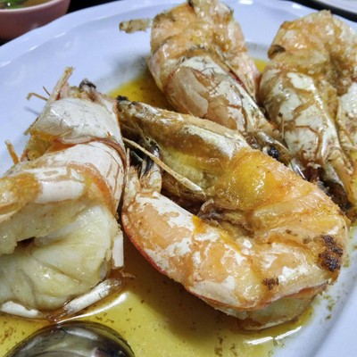 Baked Shrimp with Salt