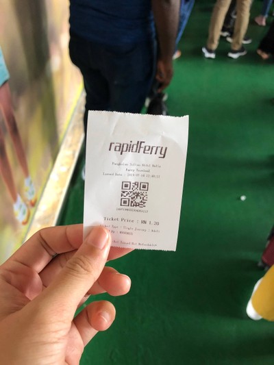 เป็น QR code ไว้สแกนเข้าประตู ขาไปเสียตัง ขากลับฟรีจ้า