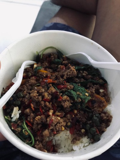 กระเพาเนื้อโคขุน [KH]